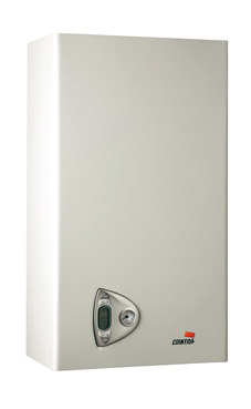 COINTRA SUPERLATIVE MICRO 35 E n estanca mixta de condensación de 35 Kw, con plantilla y kit de evacuación.