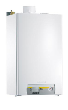 DE-DIETRICH VIVADENS MCR 24/28 MI estanca mixta de condensación de 27,4 kw, con plantilla y kit de evacuación.