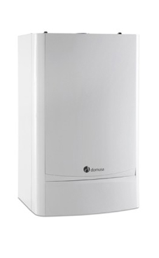 DOMUSA EVOL TOP 25 CAL de 23,5 Kw con placa de conexiones y kit de evacuación