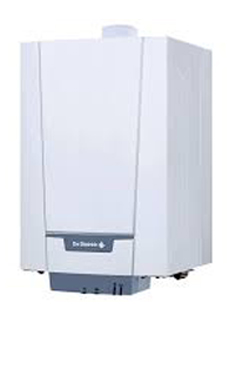 DE-DIETRICH NANEO EMC-M 24/28 MI estanca mixtar de condensación de 24,8 kw en calefacción y 27,5 en ACS, con plantilla y kit de evacuación.