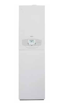 BAXI-ROCA PLATINUM COMBI PLUS 32 AIFM caldera de condensación con acumulación mural mixta de 32 KW con placa de conexiones y kit salida de humos