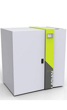 LASIAN BIOMASTER 45 grupo térmico de 45 Kw. para pellet de encendido automático con tolva de 875 litros con sinfin adosada a cuerpo de caldera y kit de cenizas (no se incluye el grupo hidráulico)