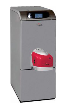 FERROLI ATLAS D42 K 130 L de pie de 42 Kw. mixta, depósito vitrificado de 130 litros