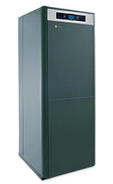 DOMUSA Evolution EV 40 HFDX, caldera de pie de gasoleo de 41,7 Kw. De condensación mixta de hierro fundido con acumulador de 130 litros.(con kit SRX2/EV) bomba modulante, estanca