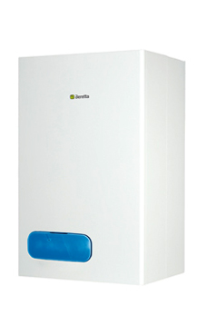BERETTA MYNUTE BOILER 28 B.S.I. AR con acumulador integrado de 60l. De 28,1KW con llaves y kit de evac. de humos.