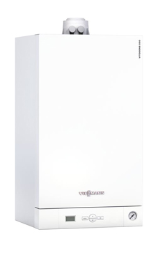 VIESSMANN VITODENS 050-W  24 KW mixta (calefacción y acs) con  valvuleria y kit extrac.