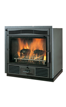 EDILKAMIN PIANA V 12 Kw.ventilación forzada frontal y fuego de fundición