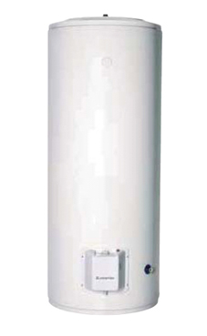 ARISTON PRO B STI 500   termo eléctrico de gran capacidad, instalación sobre suelo, resistencia blindada, 3 años de garantía en el calderín, calderín esmaltado al titanio a 850ºC.