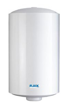 FLECK ELBA 300 de 300 litros de capacidad, recubrimiento vitifricado, garantía total de 2 años, 3 años en recambios y 5 años en el calderin.